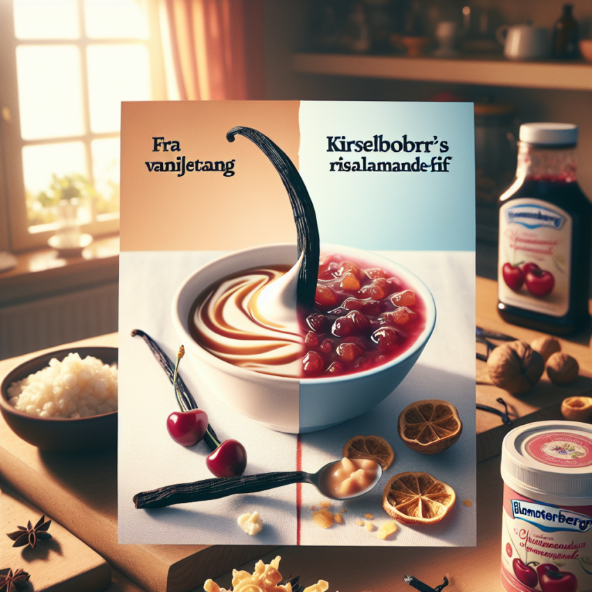 Fra vaniljestang til kirsebærsovs: Blomsterbergs risalamande-fif